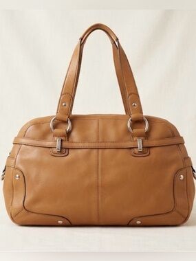 Danier Tan Leather Shoulder Bag